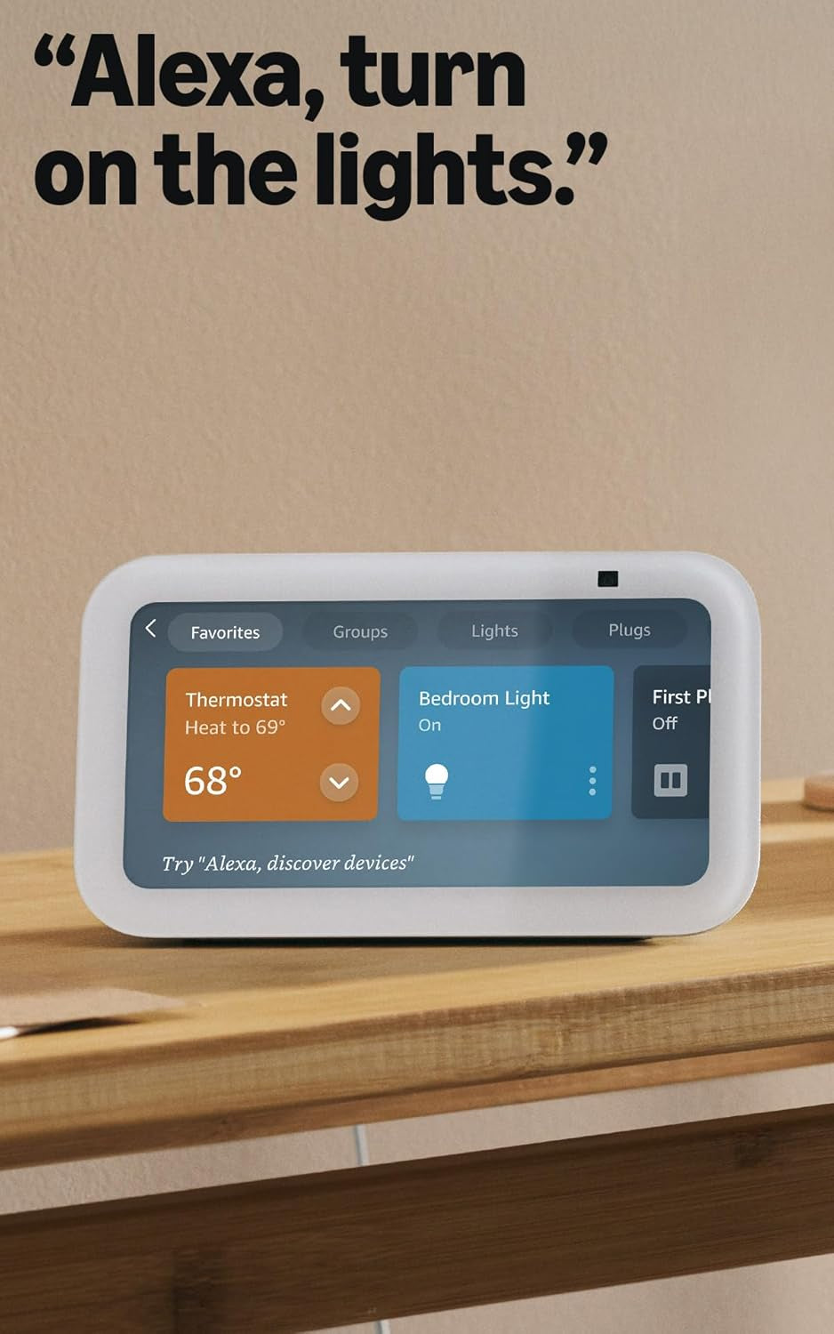 Like-New  Echo Show 5 (Newest Model), Smart Display with 2X the Bass and Clearer Sound, Glacier White