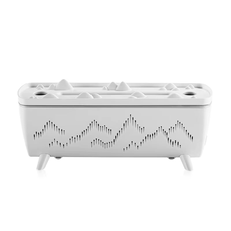 Dual Nozzles Aroma Diffuser Electric Air Humidifier for Home Flame Light Jellyfish Aromatherapy Machine Essential Oil Diffusers