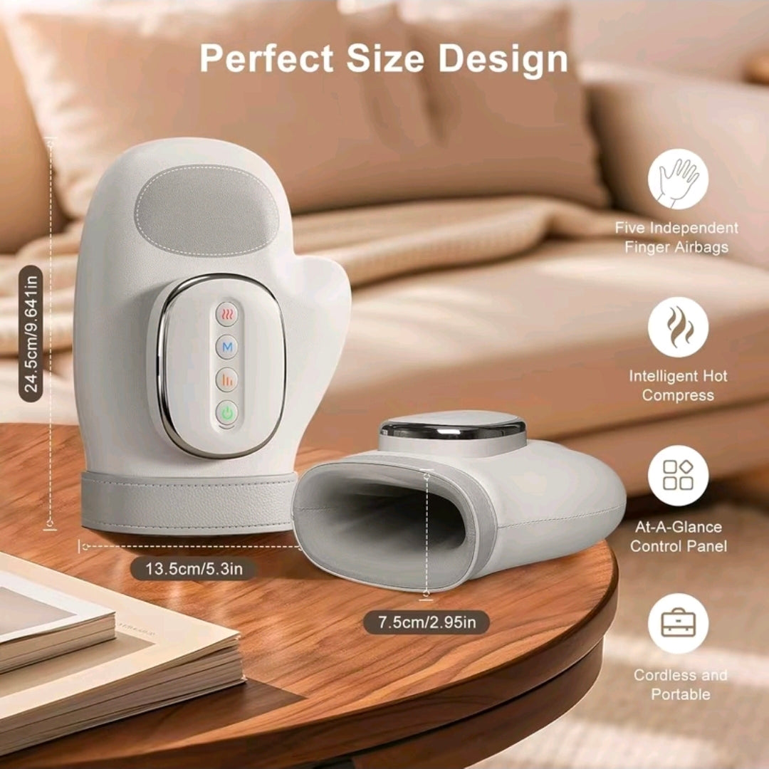 Ultimate Hand Massager with Airbag Compression & Vibration - Relaxing Glove for Wrist, Palm, and Finger Relief - Perfect Gift for Men & Women