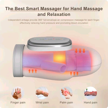 Ultimate Hand Massager with Airbag Compression & Vibration - Relaxing Glove for Wrist, Palm, and Finger Relief - Perfect Gift for Men & Women