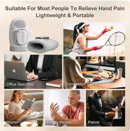 Ultimate Hand Massager with Airbag Compression & Vibration - Relaxing Glove for Wrist, Palm, and Finger Relief - Perfect Gift for Men & Women