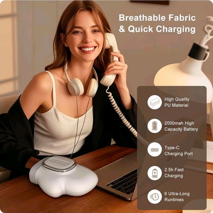 Ultimate Hand Massager with Airbag Compression & Vibration - Relaxing Glove for Wrist, Palm, and Finger Relief - Perfect Gift for Men & Women