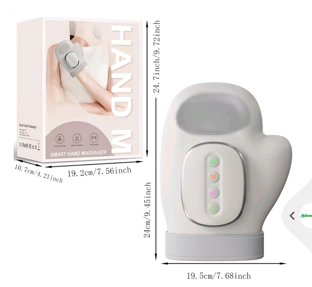 Ultimate Hand Massager with Airbag Compression & Vibration - Relaxing Glove for Wrist, Palm, and Finger Relief - Perfect Gift for Men & Women