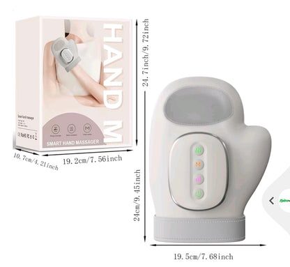 Ultimate Hand Massager with Airbag Compression & Vibration - Relaxing Glove for Wrist, Palm, and Finger Relief - Perfect Gift for Men & Women