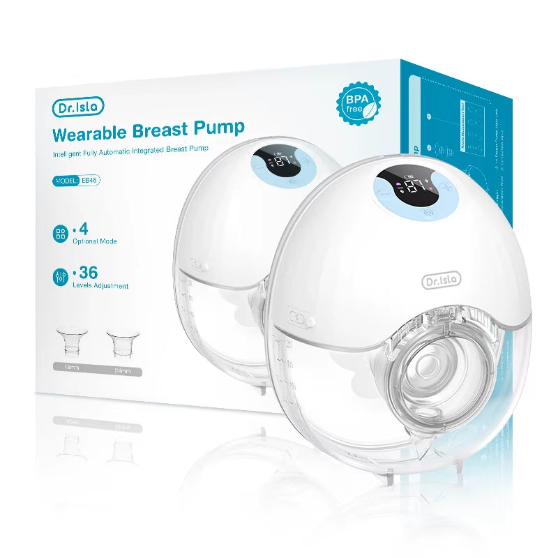 MAMIJOY Wearable Electric Breast Pump - Comfort Milk Collector with LED Display, 4 Modes & 36 Levels - Lightweight & Rechargeable