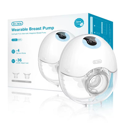 MAMIJOY Wearable Electric Breast Pump - Comfort Milk Collector with LED Display, 4 Modes & 36 Levels - Lightweight & Rechargeable