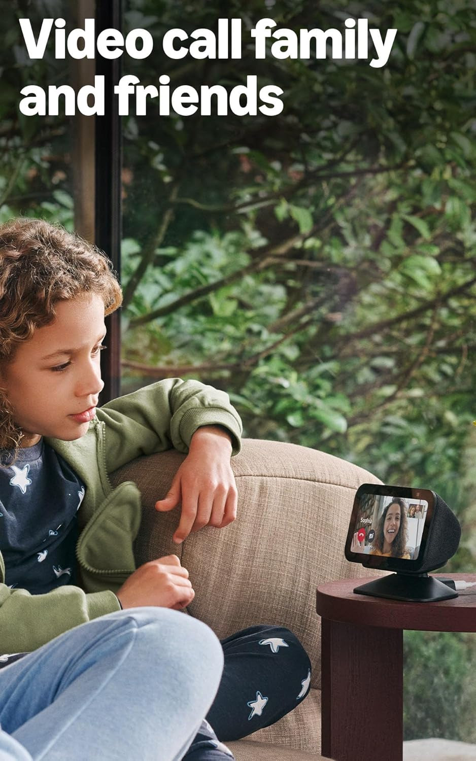 Like-New  Echo Show 5 (Newest Model), Smart Display with 2X the Bass and Clearer Sound, Glacier White